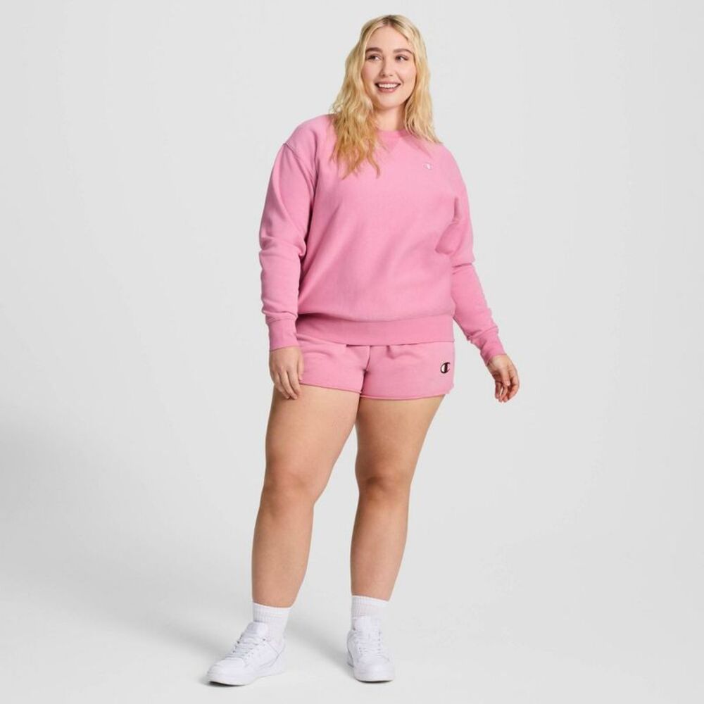 Champion -  Women's Fleece Pullover Sweatshirt - Pink Pink - Picture 3 of 4